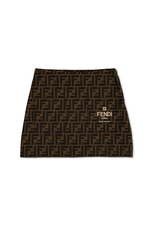 Fendi Kids Skirt with monogram