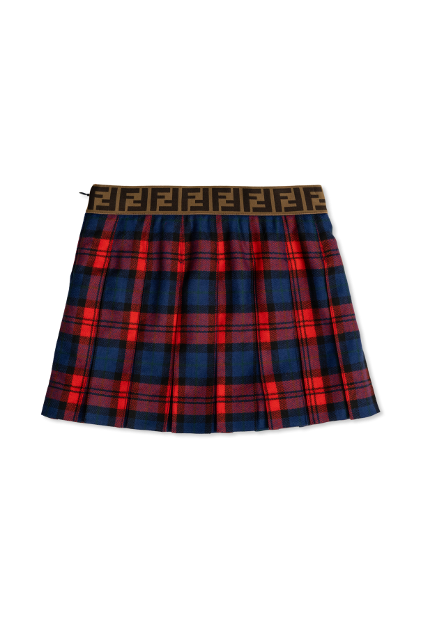 Fendi Kids Rock mit Karomuster