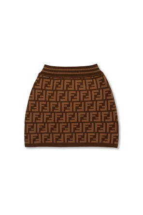Skirt with logo od Fendi