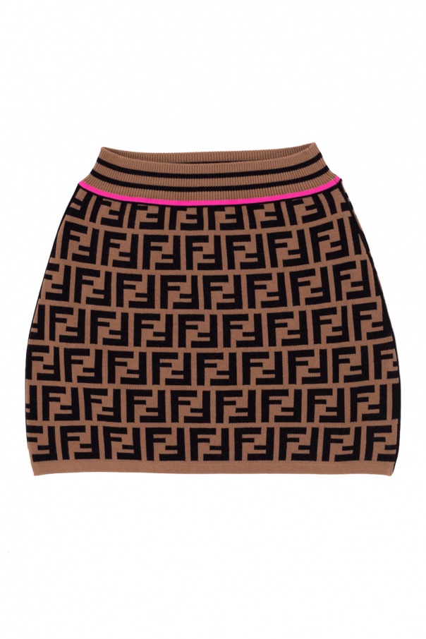 Fendi Kids Skirt with logo