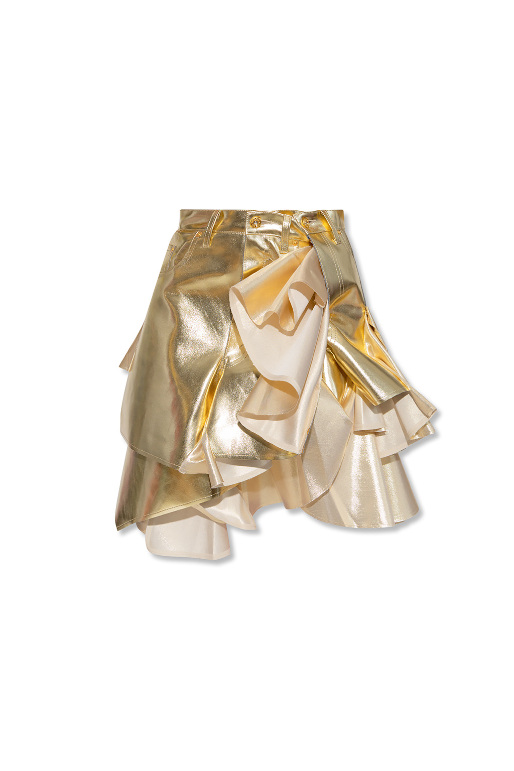 that combines music, art and fashion Asymmetric skirt