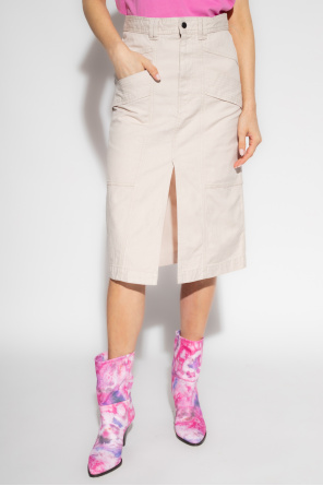 Marant Etoile ‘Prime’ skirt with slit