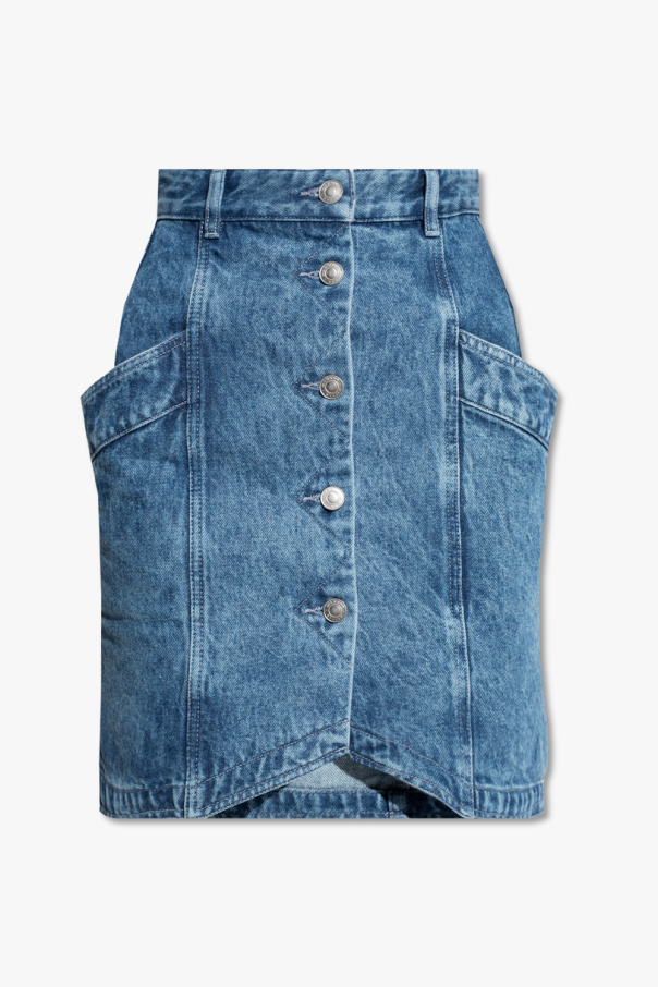 Marant Etoile Krótka jeansowa spódnica ‘Sabel’