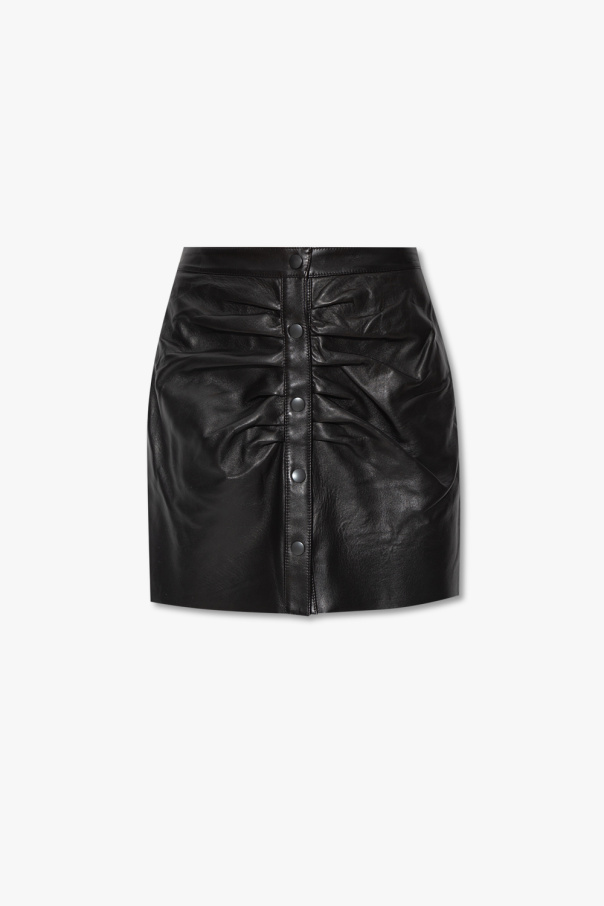 Isabel Marant ‘Carvelio’ leather skirt