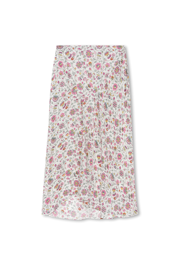 Isabel Marant ‘Lisanne’ skirt with floral motif