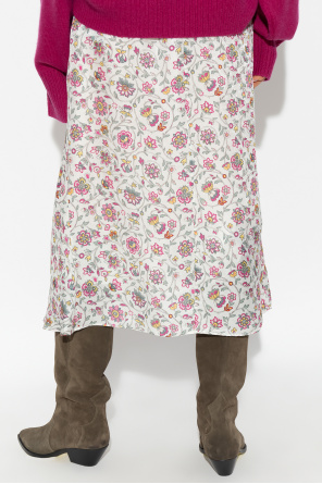 Isabel Marant ‘Lisanne’ skirt with floral motif