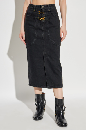 Isabel Marant "Pavina" denim skirt