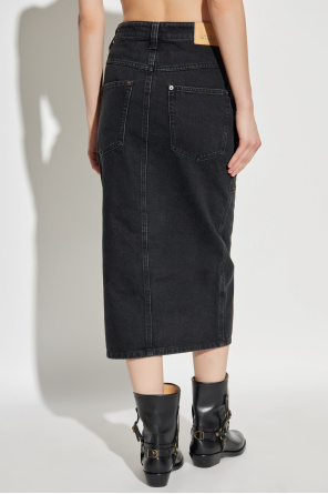 Isabel Marant "Pavina" denim skirt