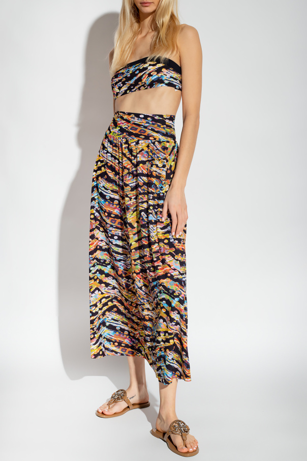 Caffe Dorzo TEEN Rosanna leopard-print shorts ‘Jaya’ beach dress