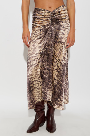 Isabel Marant Falda de seda "Laren"