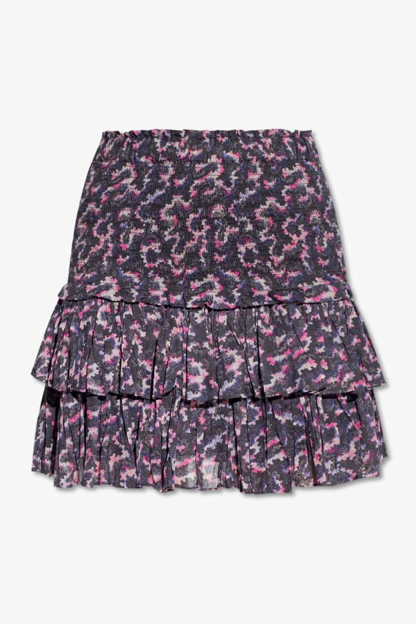 Marant Etoile ‘Naomi’ patterned skirt