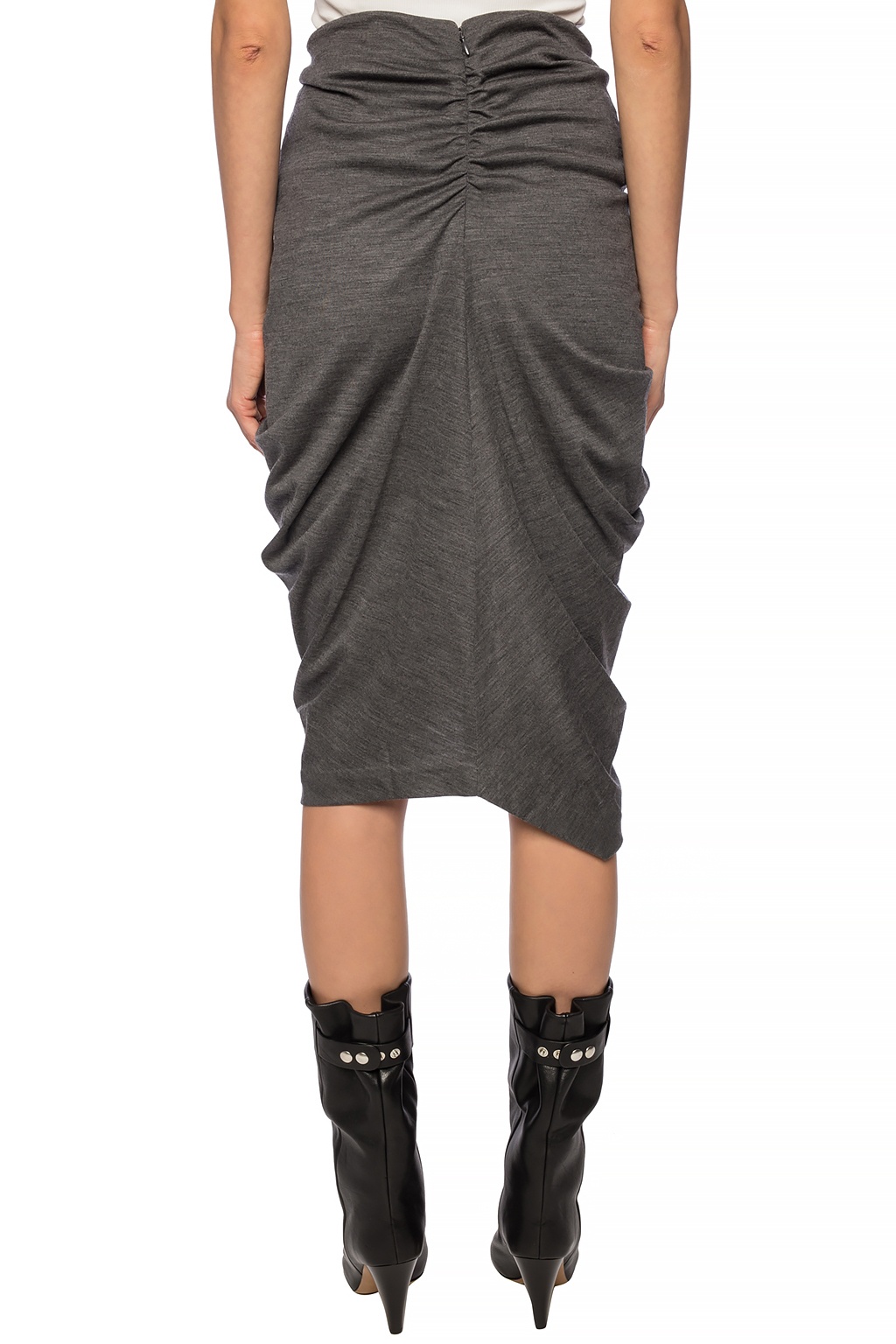 Grey skirt with slit Isabel Marant - Vitkac Norway