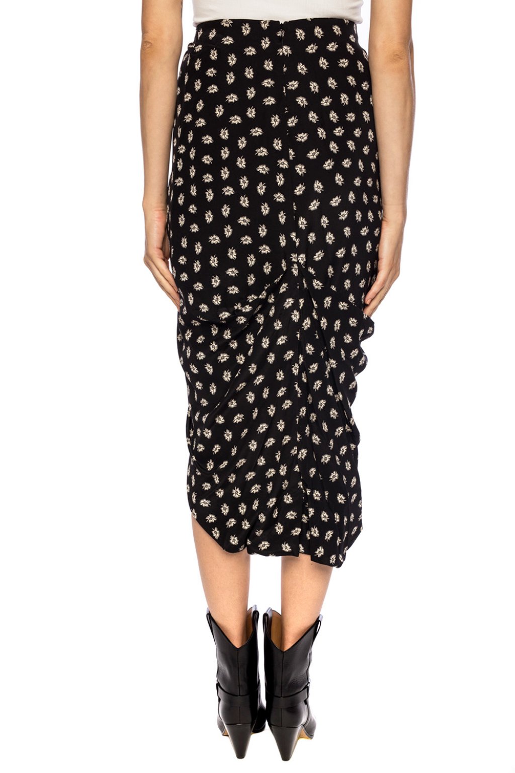 udeladt gødning elskerinde Black Silk skirt with gathers Isabel Marant - Vitkac GB
