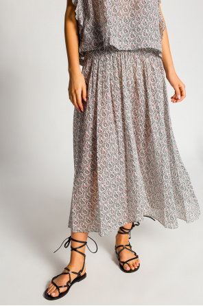 Marant Etoile Floral-motif skirt