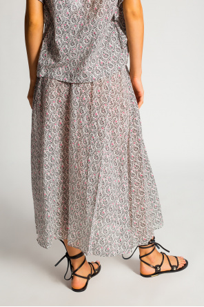 Marant Etoile Floral-motif skirt