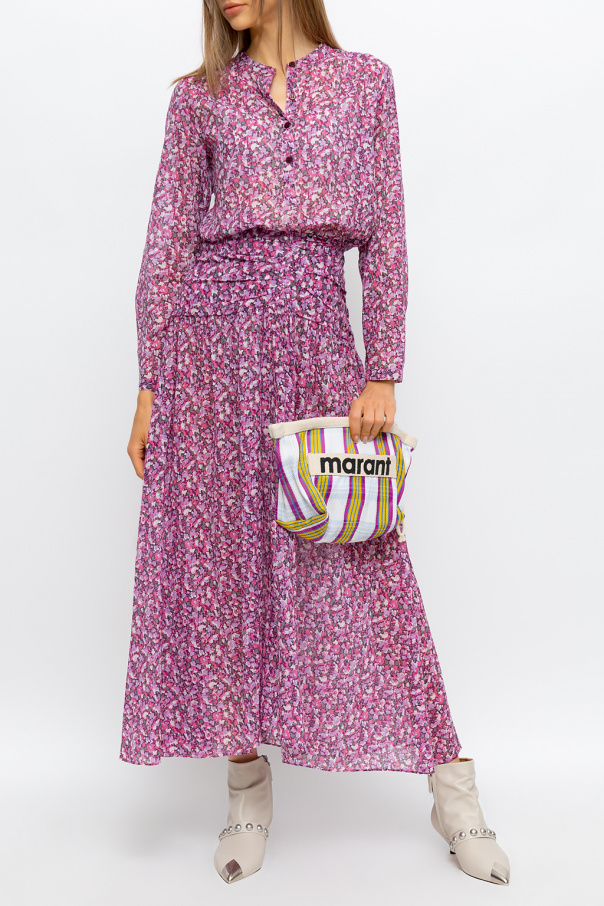 Isabel Marant Étoile ‘Marino’ skirt with floral motif