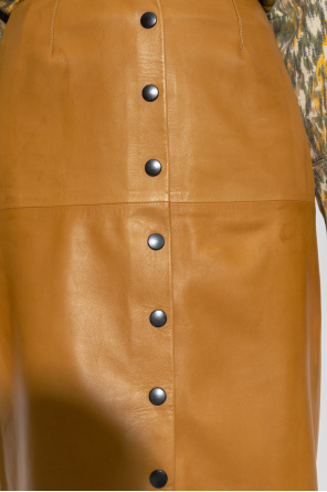 Isabel Marant ‘Blehor’ leather skirt
