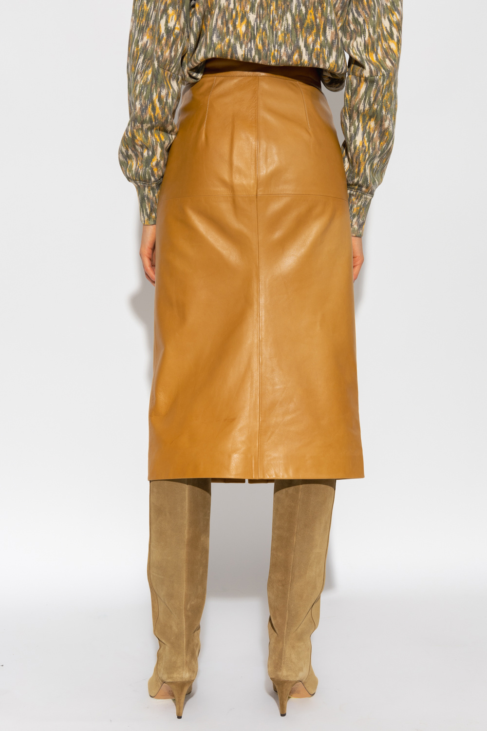 Isabel Marant ‘Blehor’ leather skirt