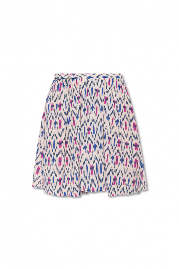 A STEP AHEAD IN STYLISH SHOES ‘Assia’ patterned skirt