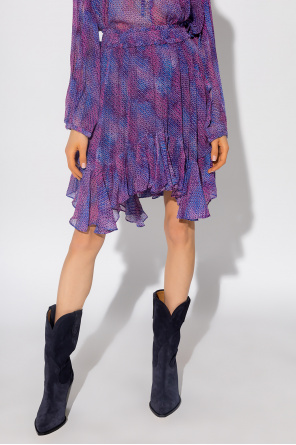 Isabel Marant ‘Aviviane’ patterned skirt