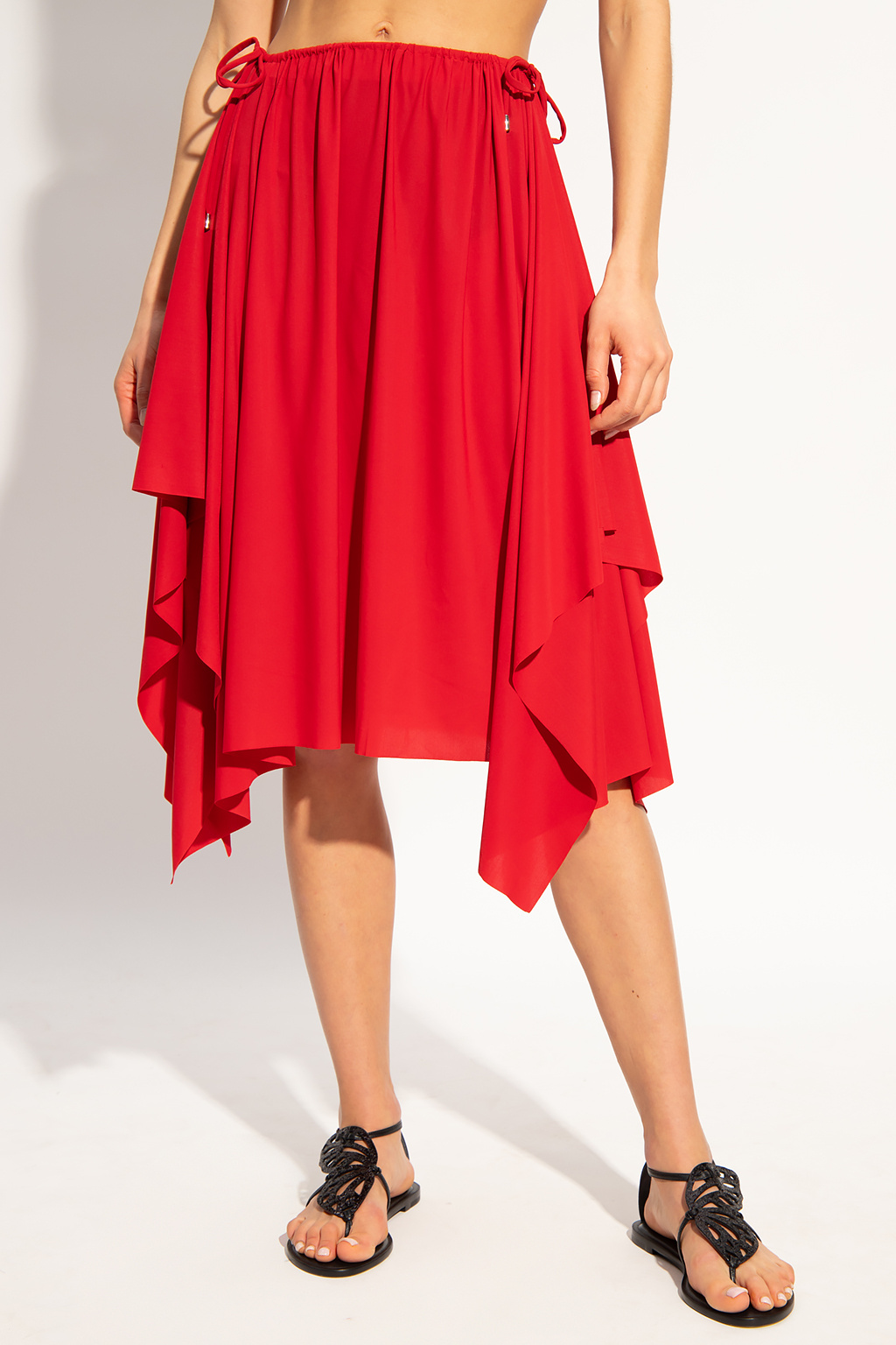DRESSES & COVER-UPS Drawstring skirt
