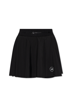 Pleated training shorts od ADIDAS by Stella McCartney