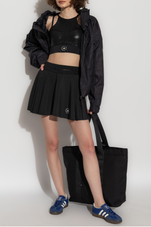 Pleated training shorts od ADIDAS by Stella McCartney