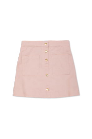 Skirt with logo