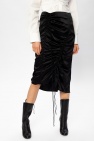 Helmut Lang Ruched skirt