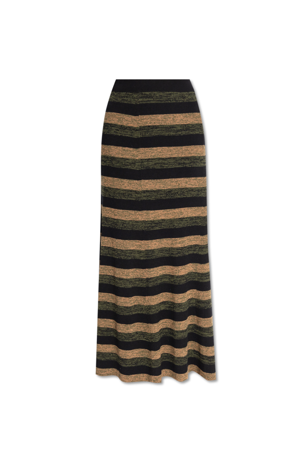 Ganni Skirt with stripe pattern