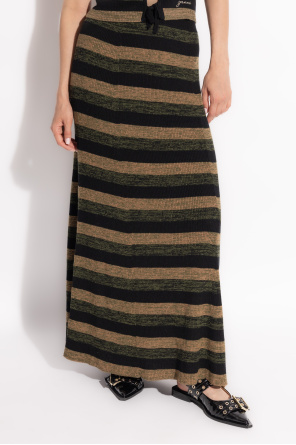 Ganni Skirt with stripe pattern