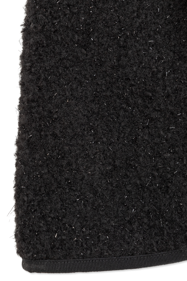 Moncler Enfant Tweed skirt with lurex thread