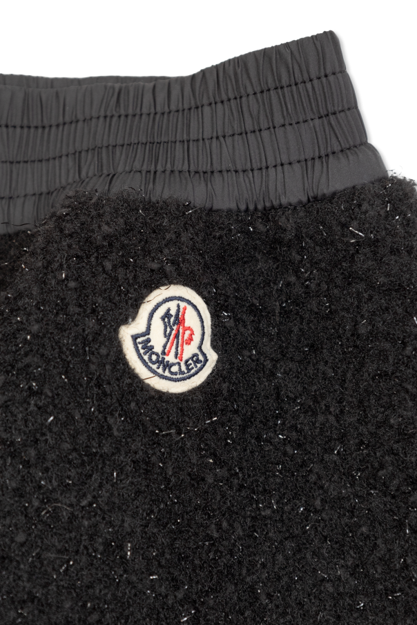Moncler Enfant Tweed skirt with lurex thread