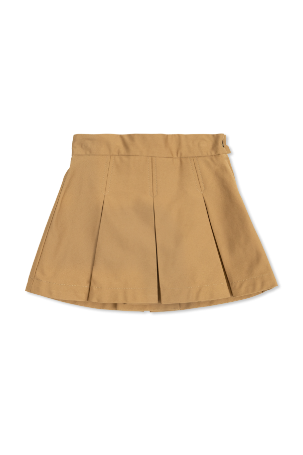 Cotton pleated skirt od Moncler Enfant