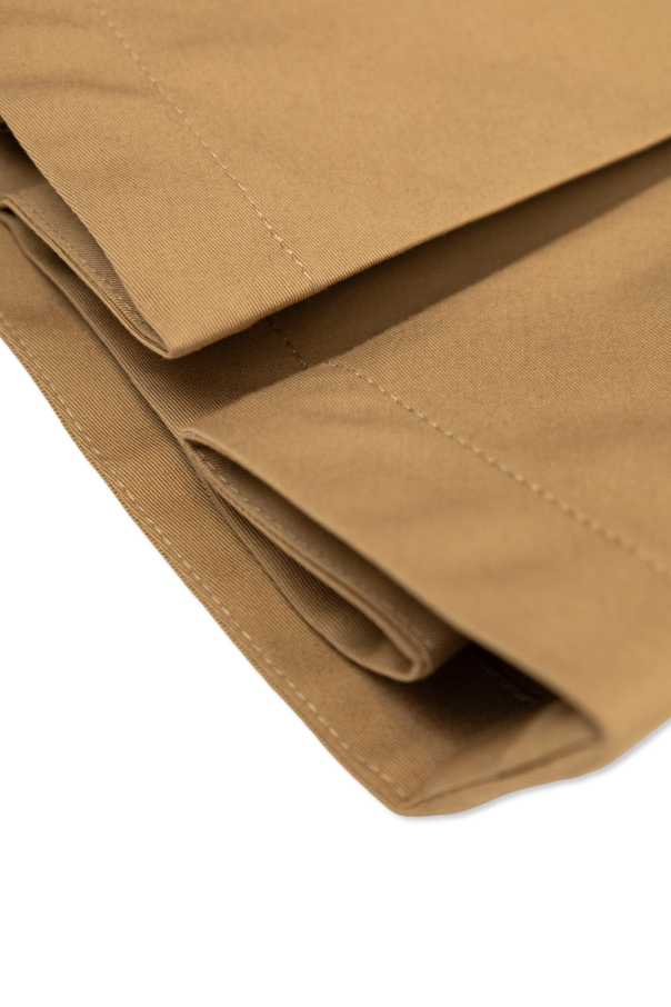 Moncler Enfant Falda de algodón con pliegues