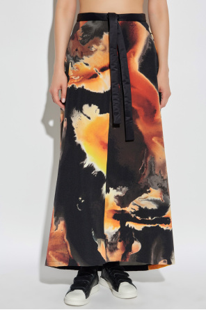 Y-3 Printed skirt