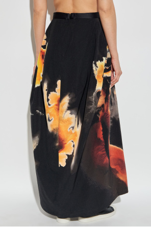 Y-3 Printed skirt