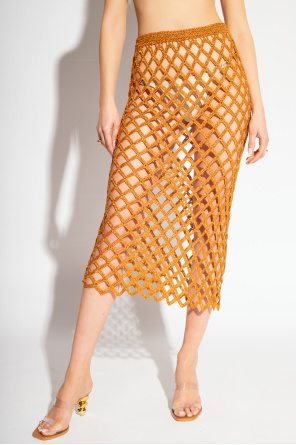 Cult Gaia ‘Finn’ openwork skirt