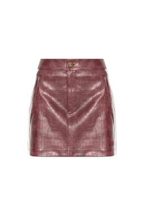 Short skirt with logo