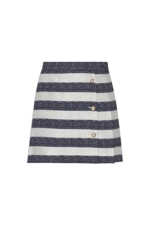 Skirt with striped pattern