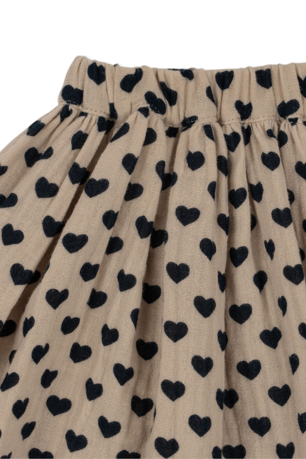 Konges Sløjd ‘Coco’ skirt with heart motif