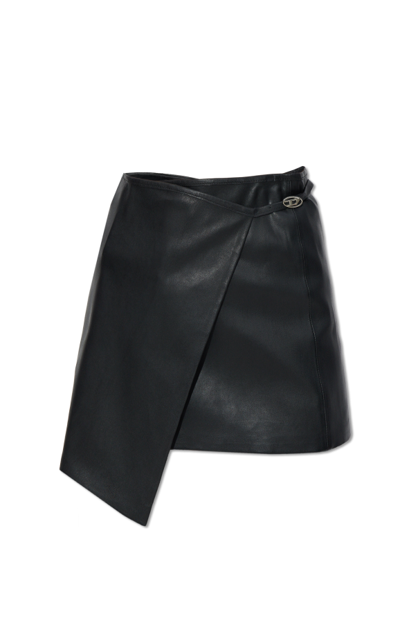 Diesel ‘L-KESSELLE’ leather skirt
