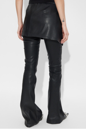Diesel ‘L-KESSELLE’ leather skirt