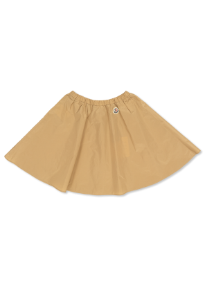 Skirt with logo patch