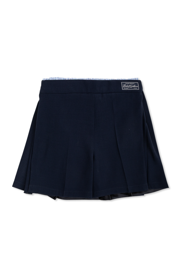 Dolce & Gabbana Kids Pleated Skort