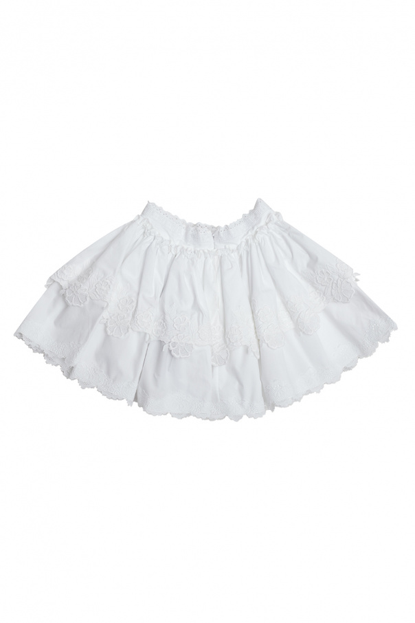 Dolce & Gabbana Kids Lace trim skirt