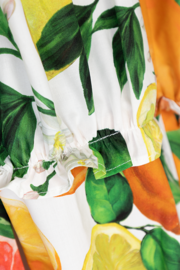 Dolce & Gabbana Kids Skirt with citrus motif
