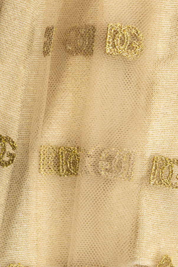 Dolce & Gabbana Kids Falda con logo