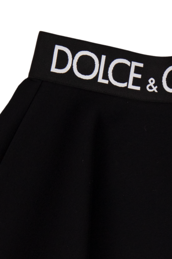 Dolce & Gabbana Kids Bawełniana spódnica