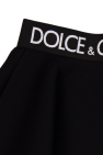 Dolce & Gabbana Kids BLACK Cotton skirt